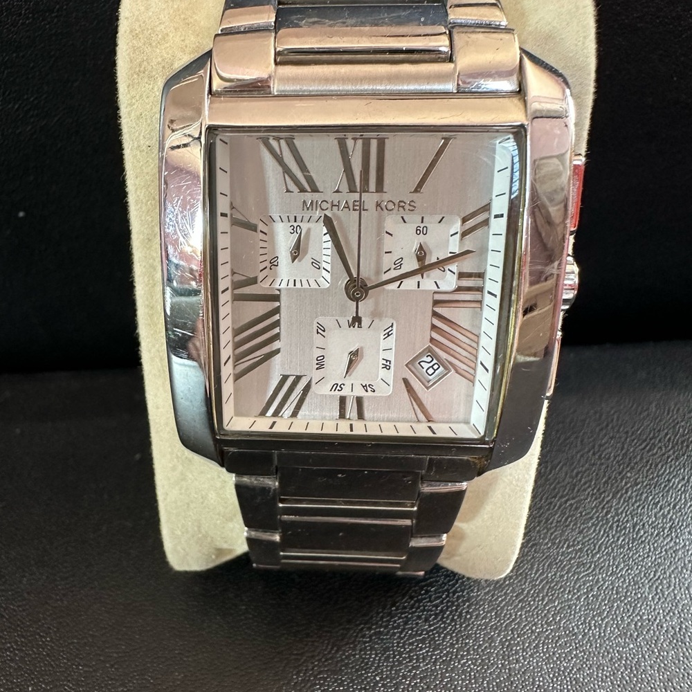 Michael Kors Metallic Square Watch